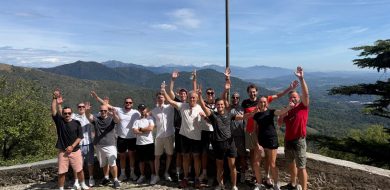 The Thingsdata team during their team building trip in Varese, Italy
