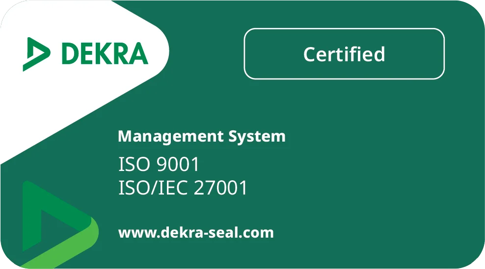 ISO Certificate Thingsdata by DEKRA